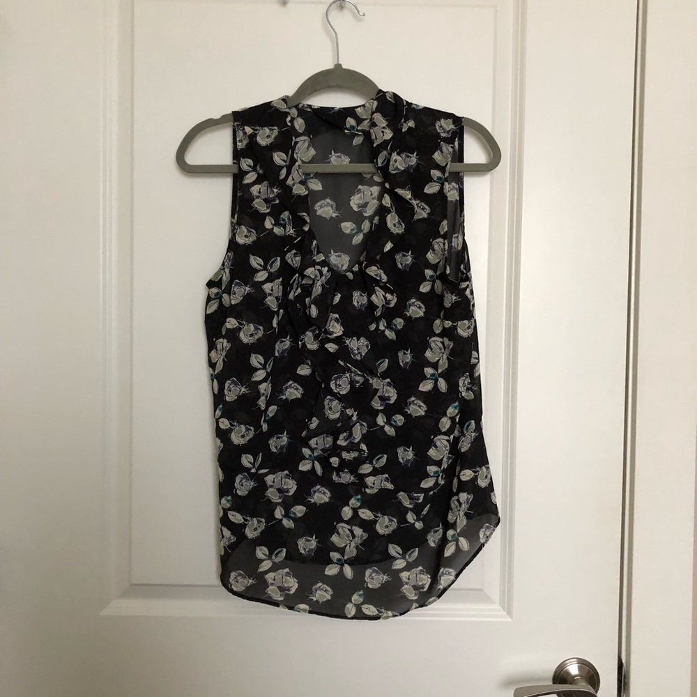 Flowy floral tank
